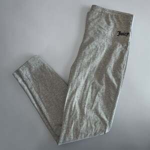 Juicy Couture Sport Women's High Waisted Cotton Blend Grey Heather Leggings Sz L